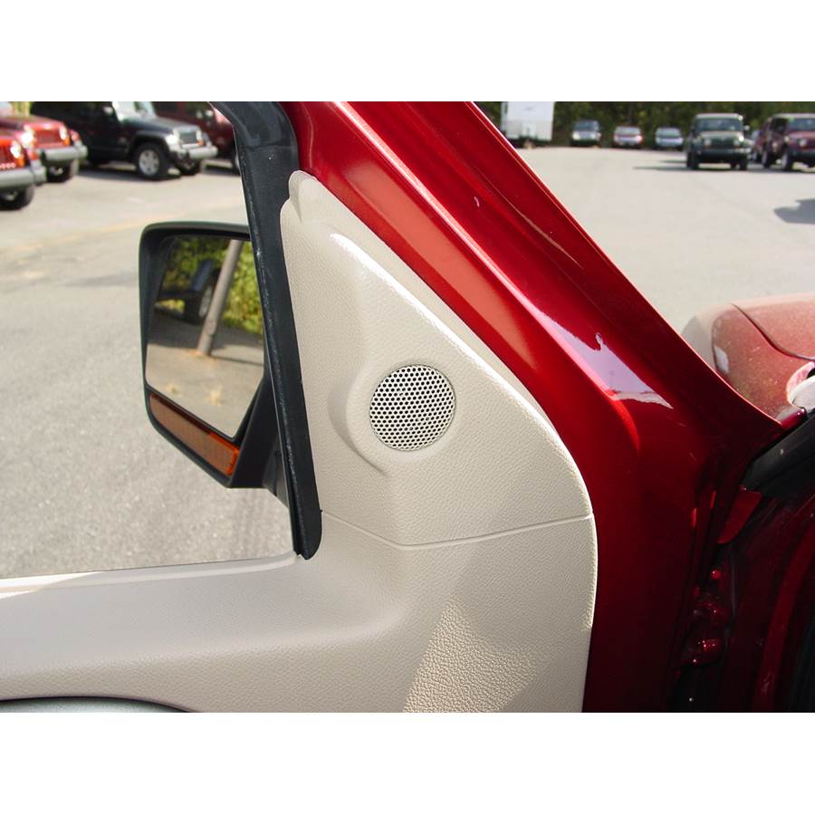 2010 Ford Expedition EL Front door tweeter location