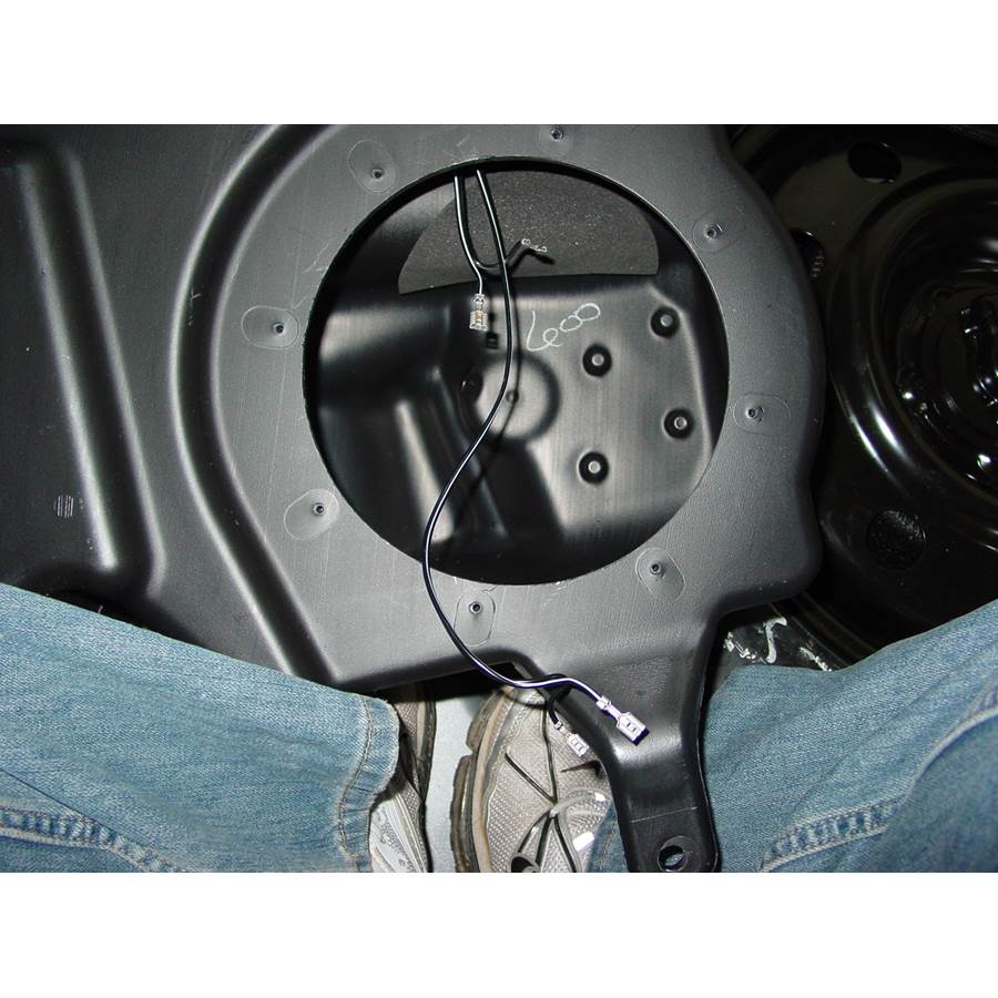 2010 Ford Edge Far-rear side speaker removed