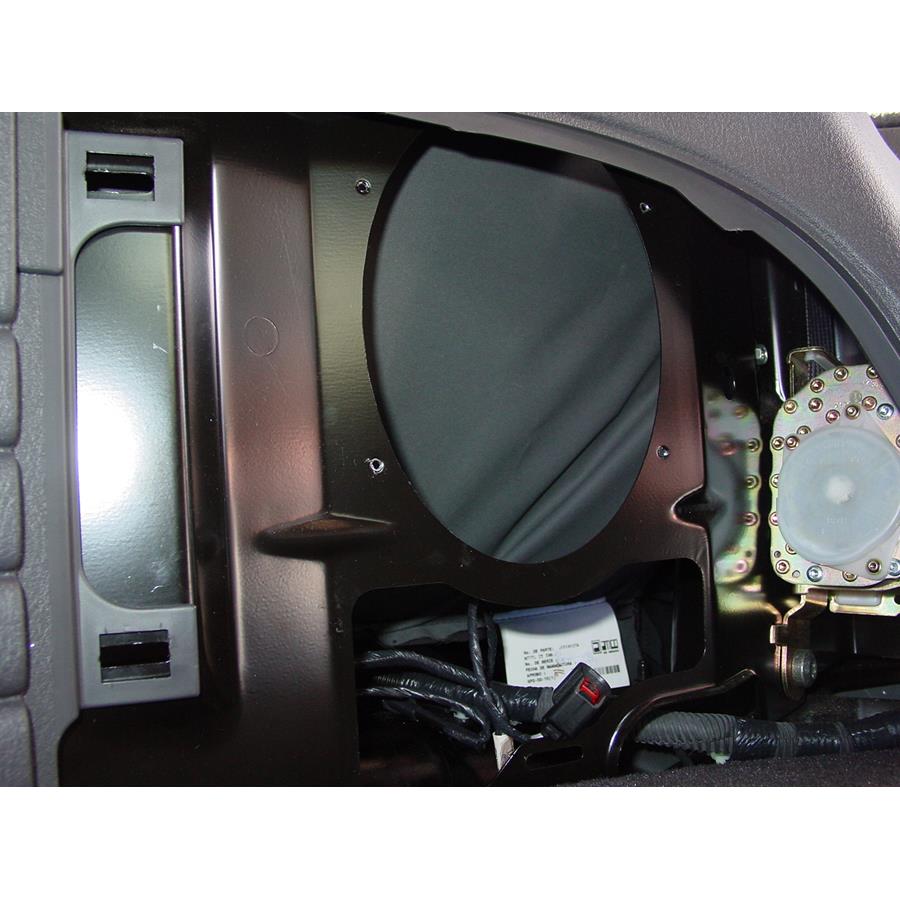 2005 Ford Thunderbird Rear cab speaker removed