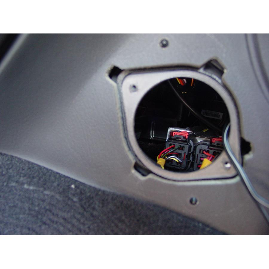 2003 Ford Thunderbird Center console speaker removed
