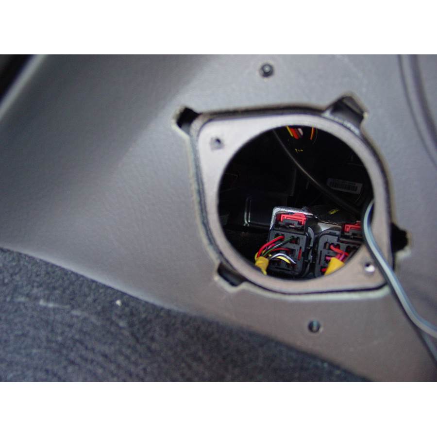 2004 Ford Thunderbird Center console speaker removed