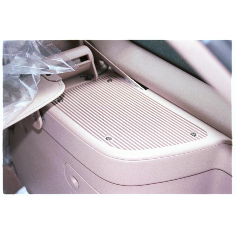 1996 Ford Escort LX Rear pillar speaker location