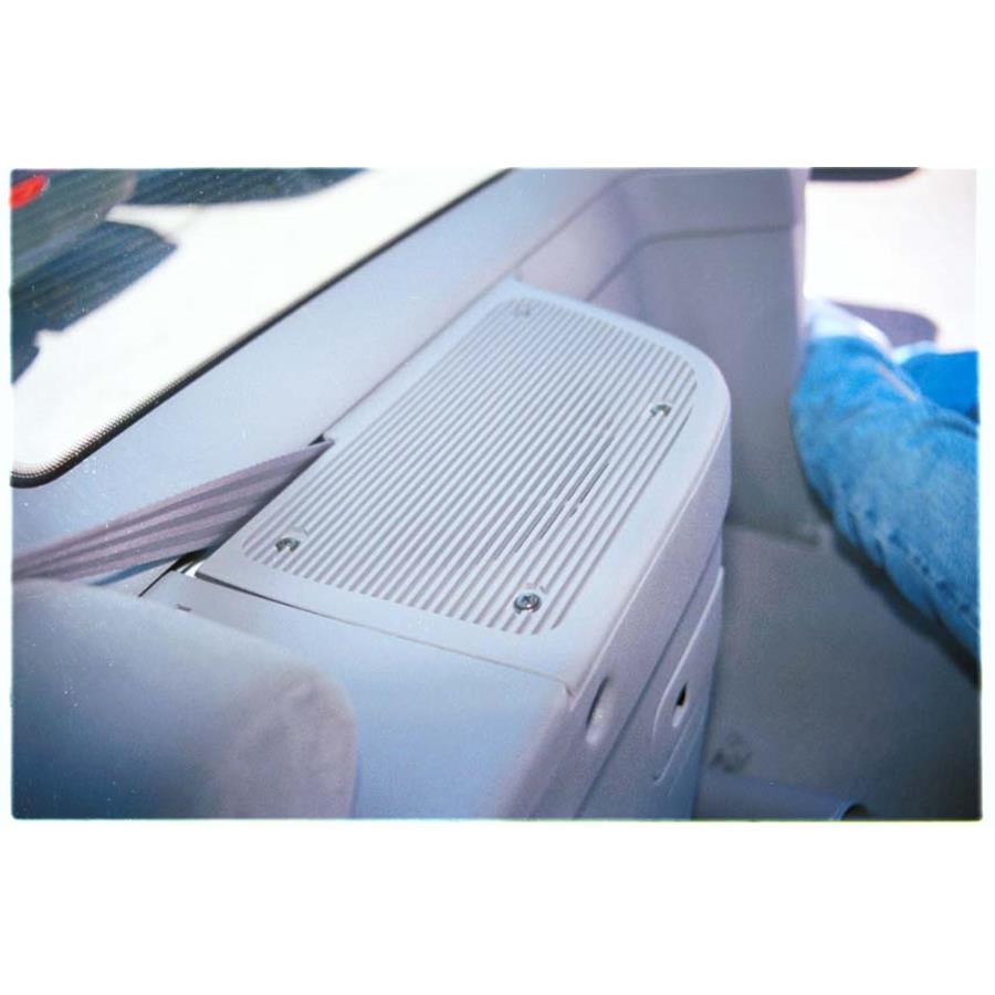 1999 Ford Escort Rear wheel well speaker location