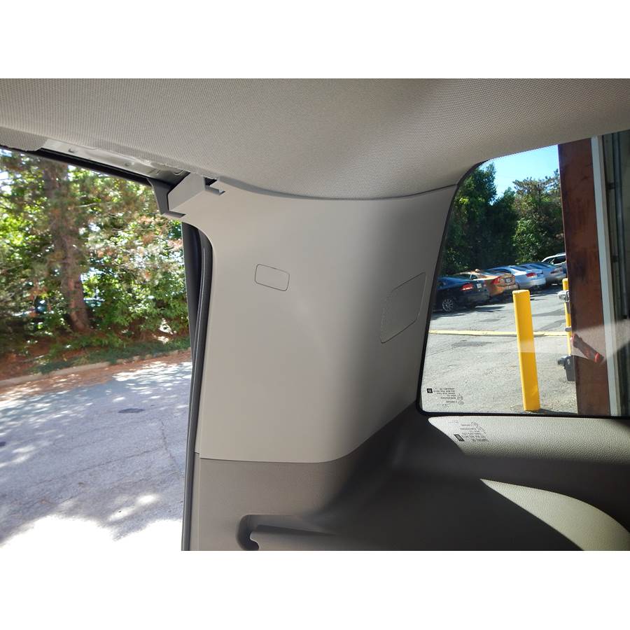 2016 Chevrolet Suburban LTZ Rear pillar speaker location