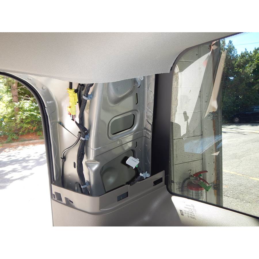 2016 Chevrolet Suburban LTZ Rear pillar speaker removed