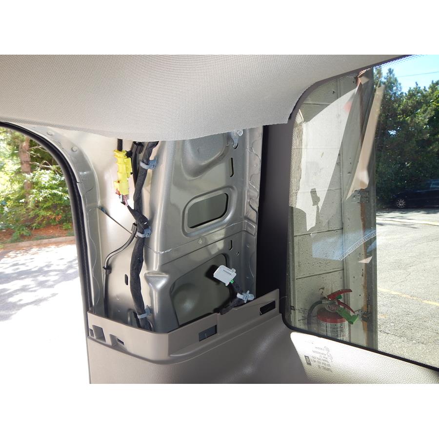 2016 Chevrolet Tahoe LT Rear pillar speaker removed
