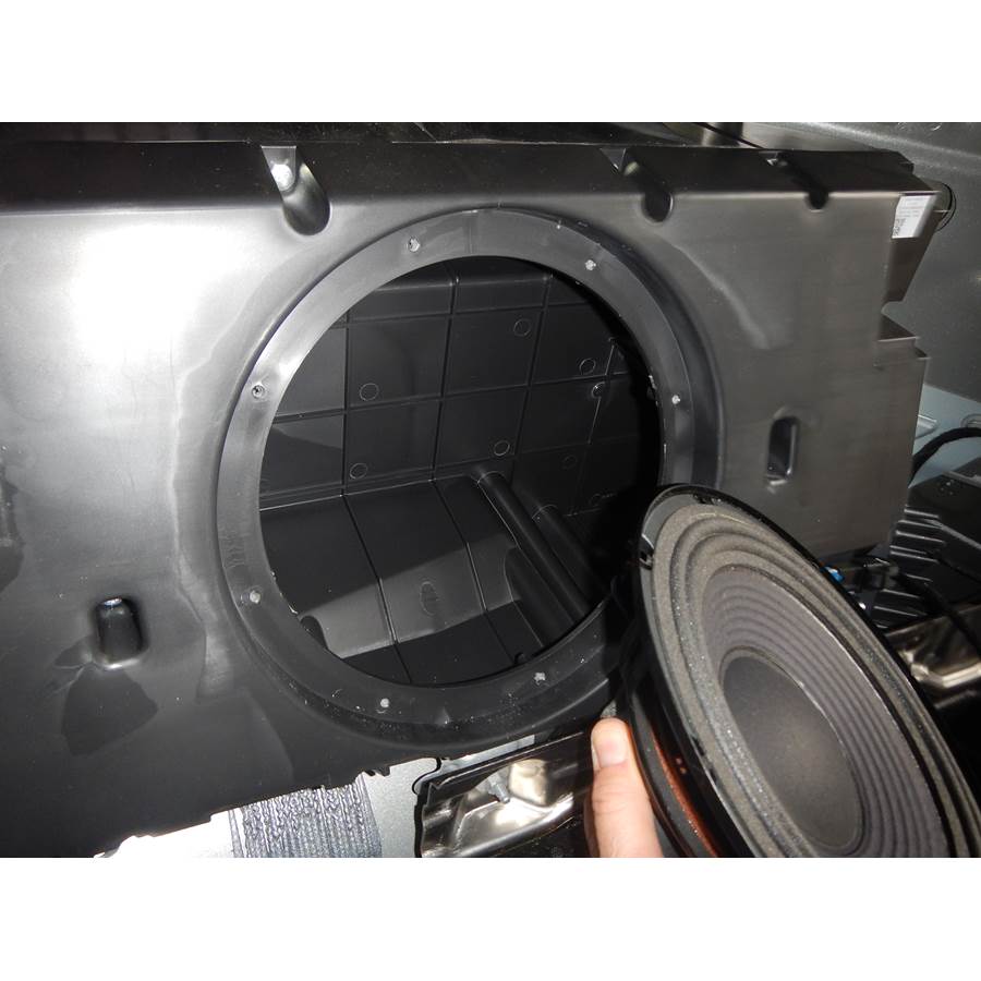2012 Chevrolet Captiva Sport Far-rear side speaker removed