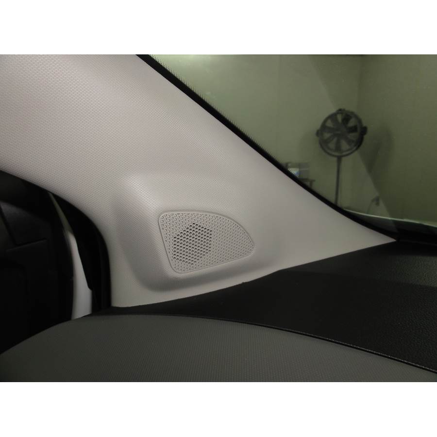 2013 Chevrolet Sonic Front pillar speaker location