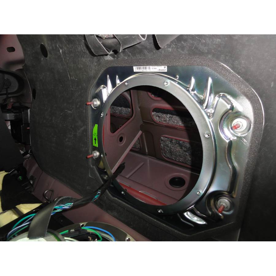 2013 Chevrolet Camaro Rear cab speaker removed