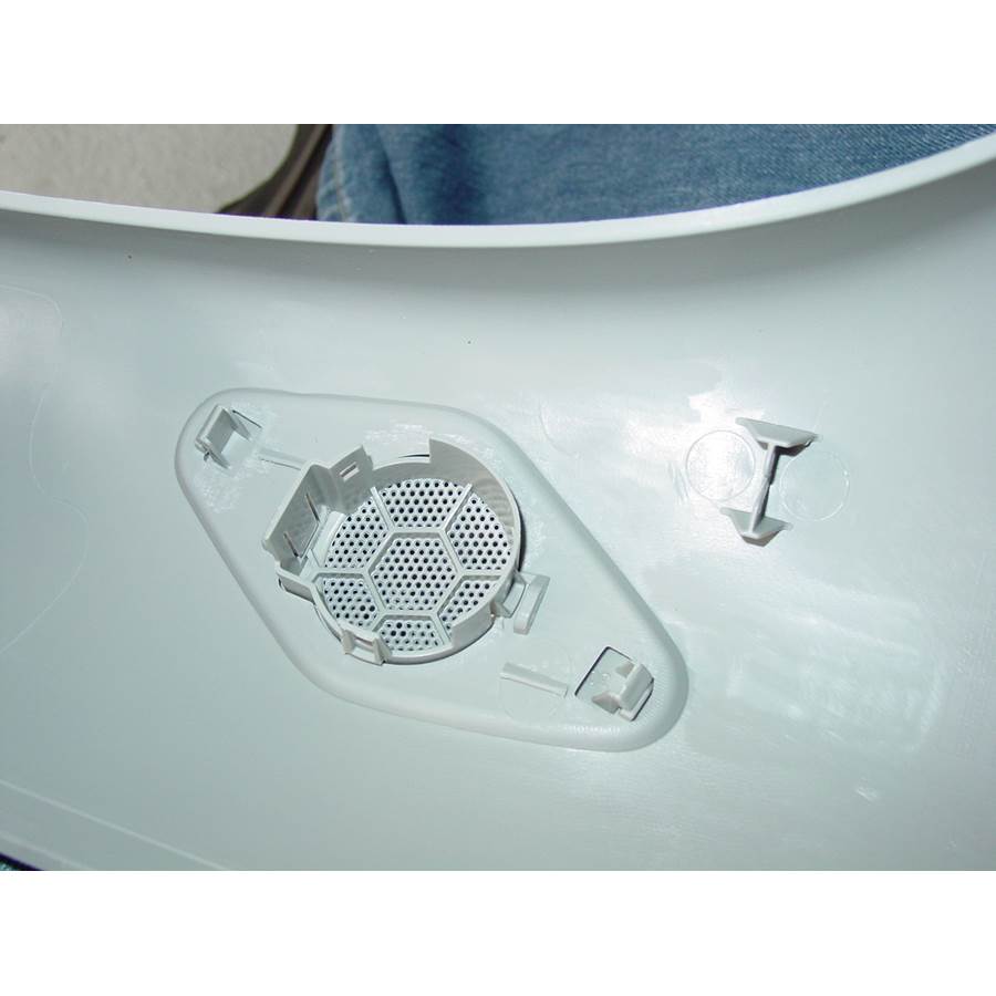 2009 Chevrolet Traverse Front pillar speaker removed
