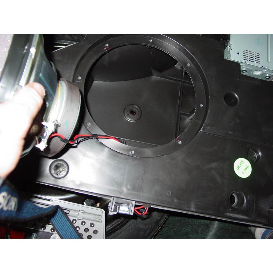 2008 Chevrolet HHR Far-rear side speaker removed