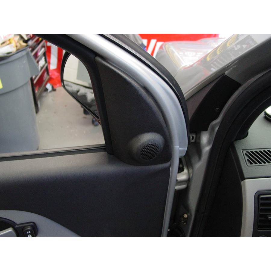 2008 Chevrolet Equinox Front door tweeter location