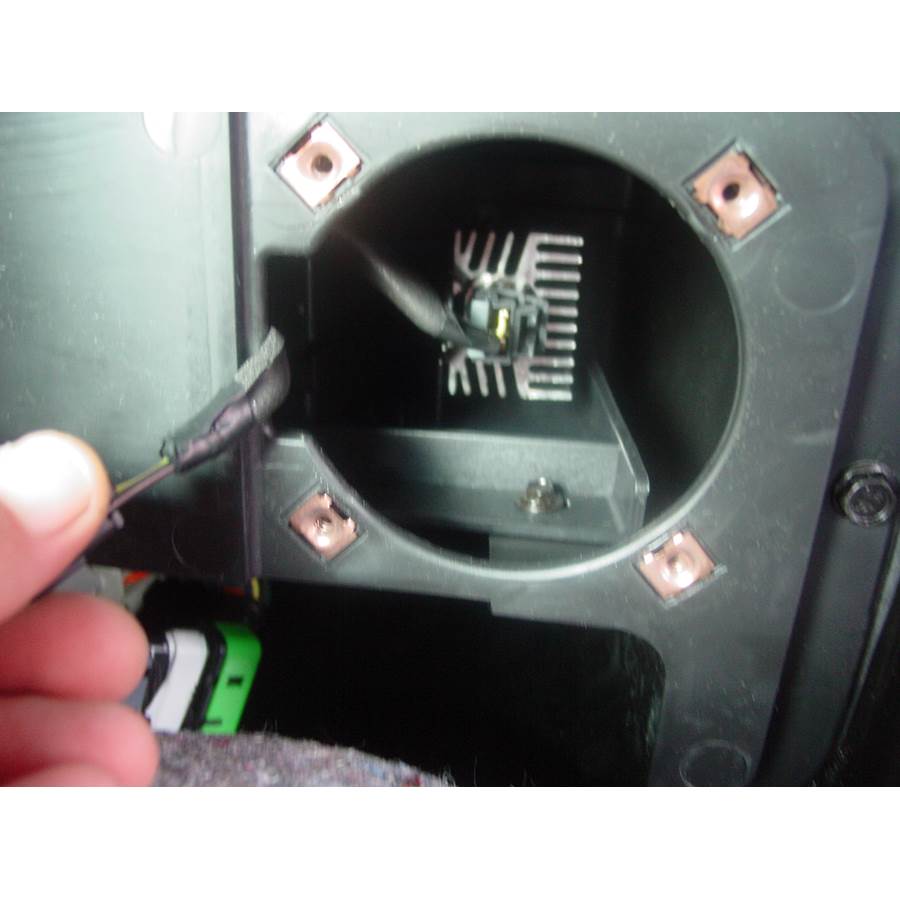 2006 Chevrolet SSR Rear cab speaker removed