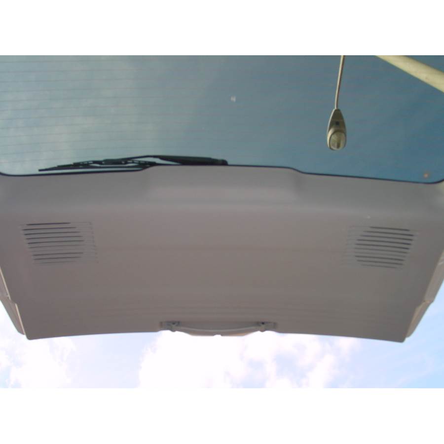 2002 Chevrolet Venture Tail door speaker location
