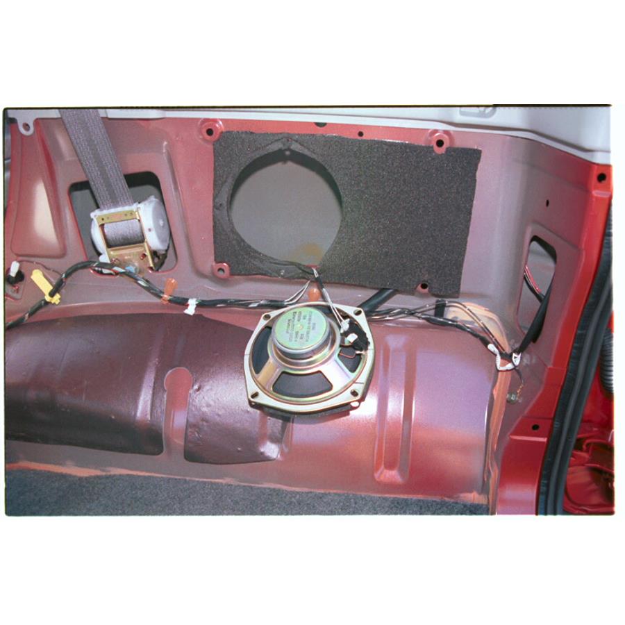 2004 Chevrolet Tracker Far-rear side speaker removed