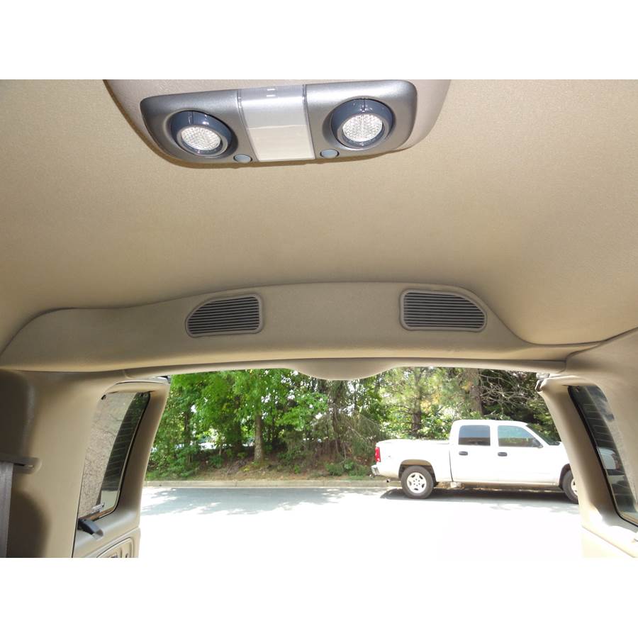 2002 Chevrolet Express Tail door speaker location
