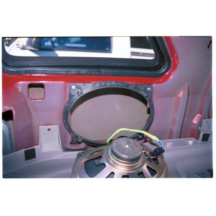 1995 Chevrolet Blazer Mid-rear speaker removed