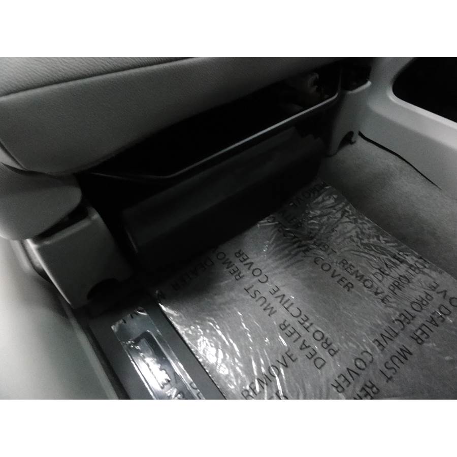 2012 Honda CRV Under front seat speaker location