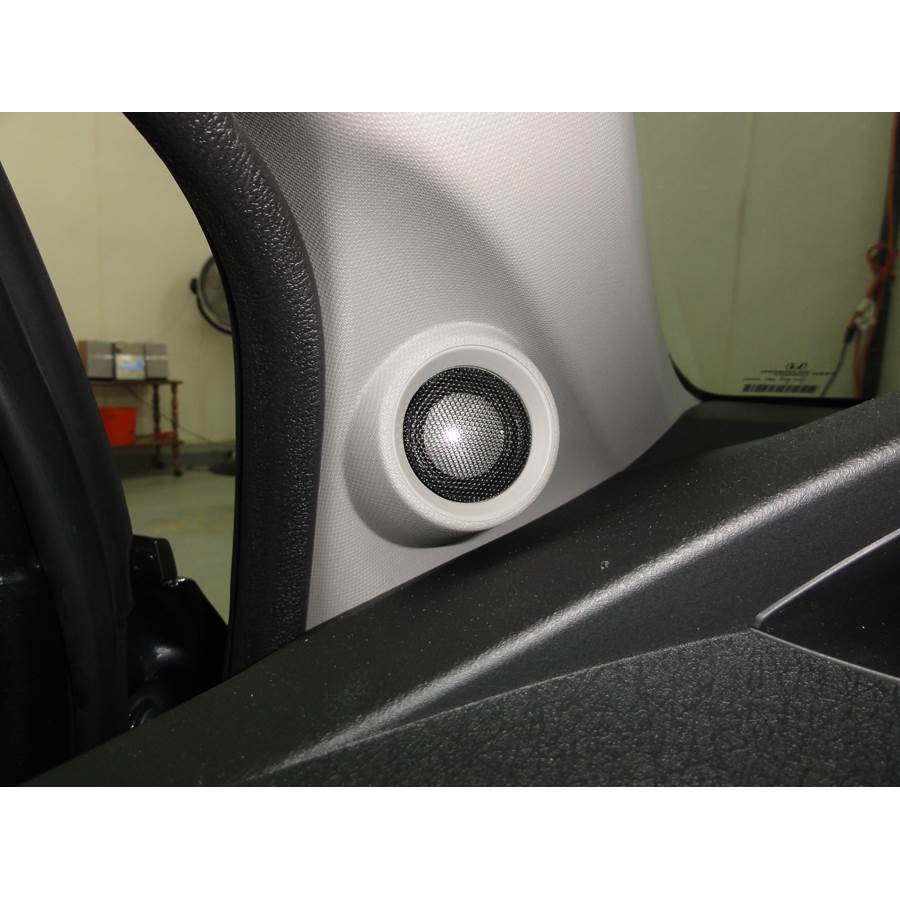 2012 Honda Civic SI Front pillar speaker location