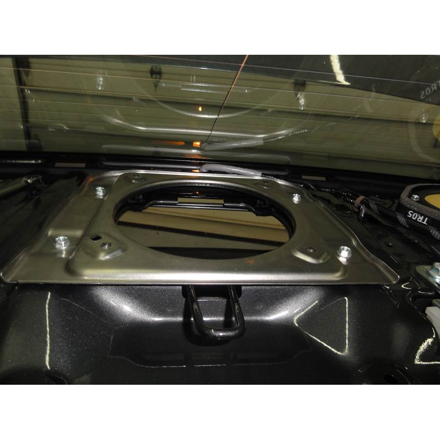 2012 Honda Civic EX Rear deck center speaker removed