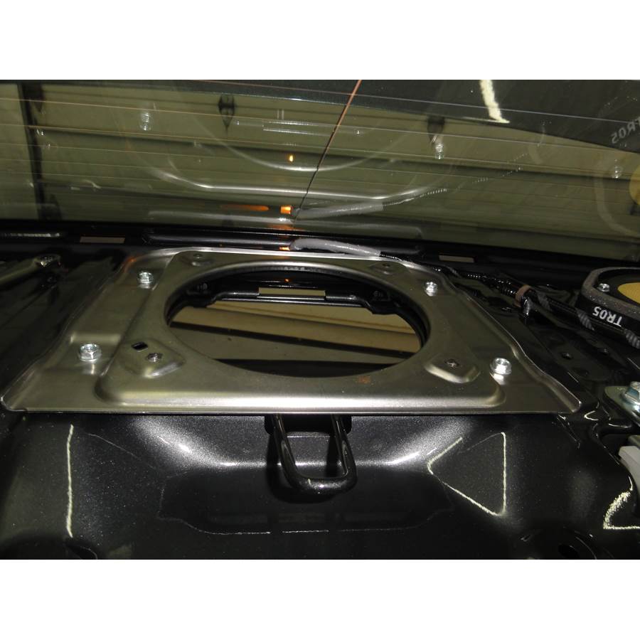 2013 Honda Civic EX Rear deck center speaker removed