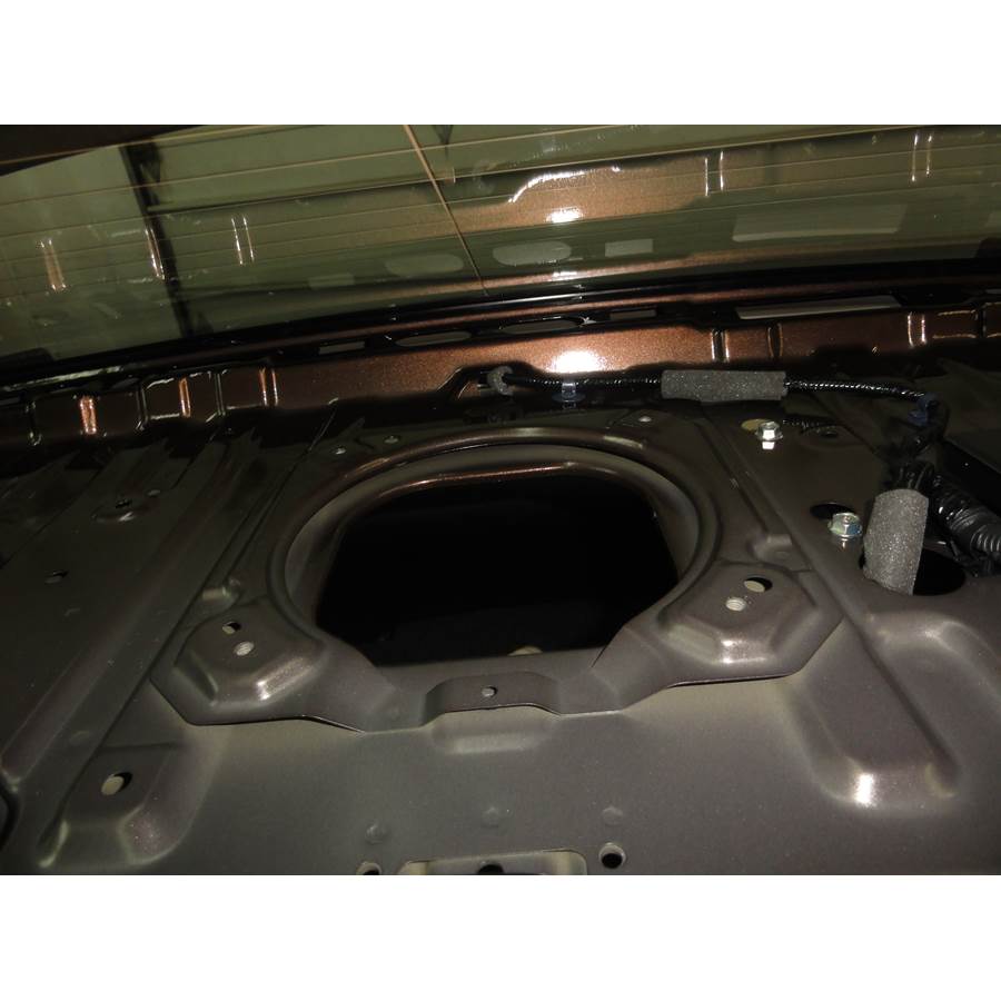 2015 Honda Accord Rear deck center speaker removed