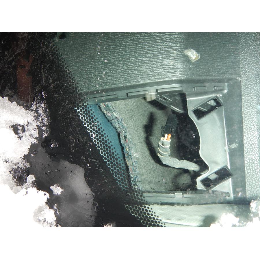 2011 Honda Odyssey Dash speaker removed