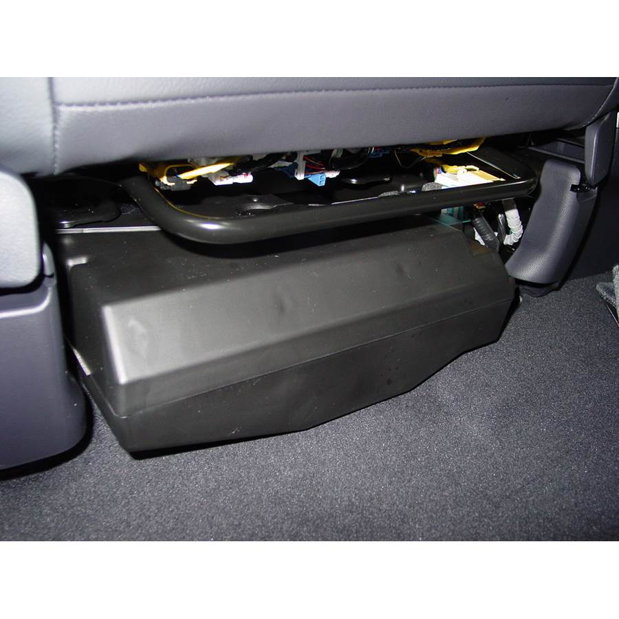 2007 Honda CRV Under front seat speaker location