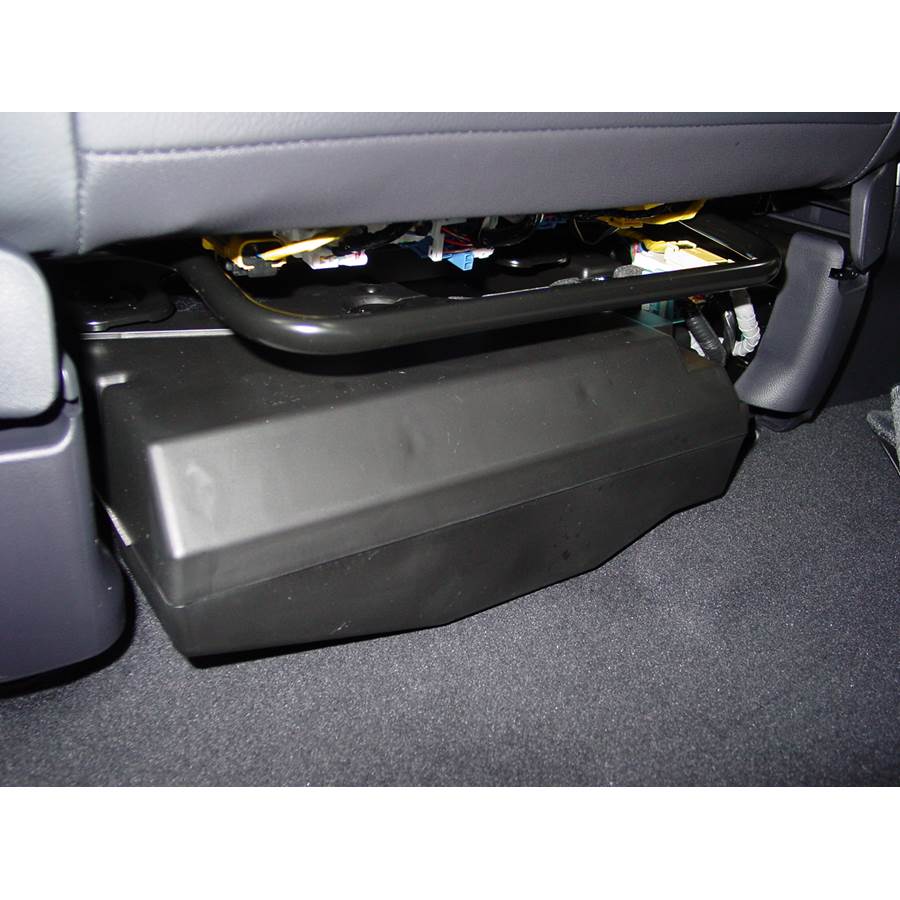 2009 Honda CRV Under front seat speaker location