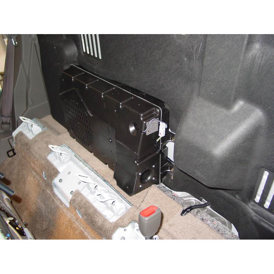2013 Honda Ridgeline Rear cab speaker location