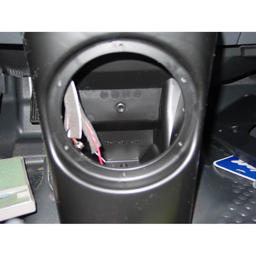 2011 Honda Element EX Dash floor speaker removed