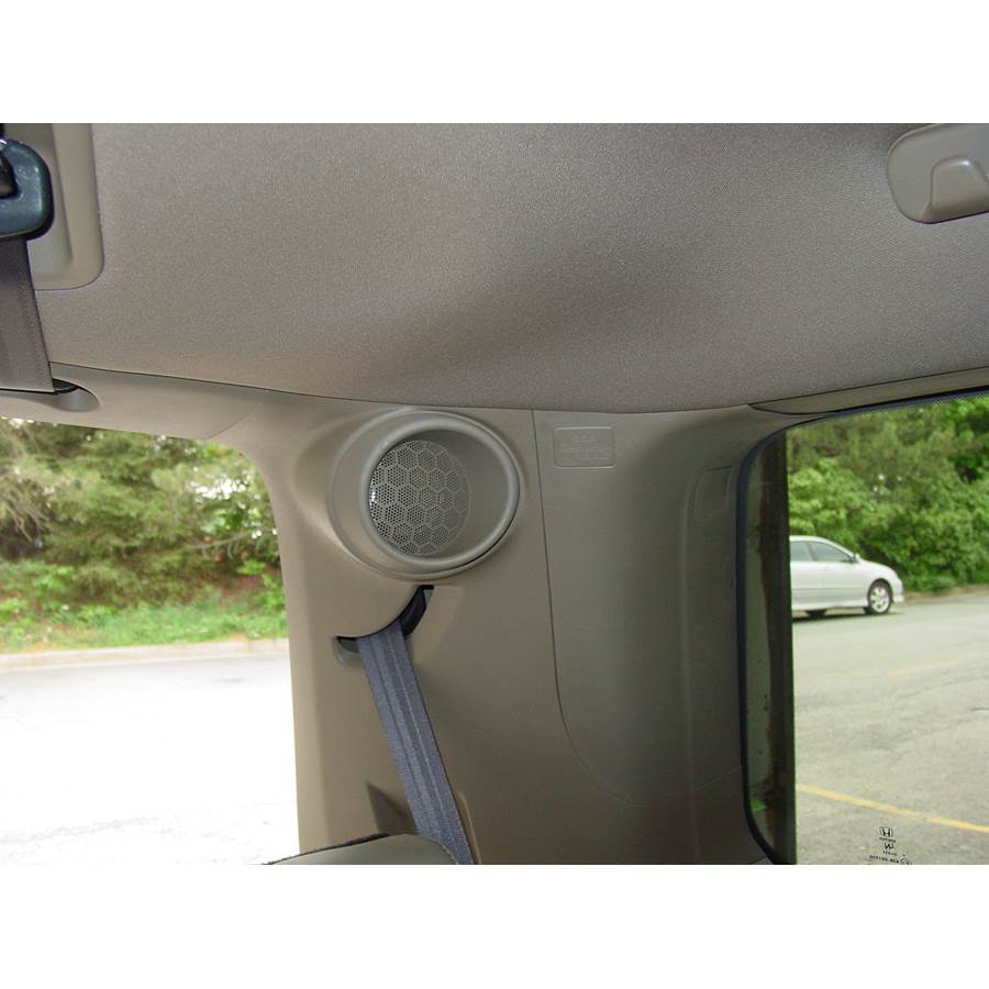 2014 Honda Pilot Rear pillar speaker location