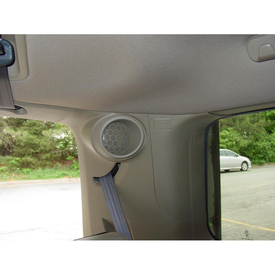2015 Honda Pilot Rear pillar speaker location