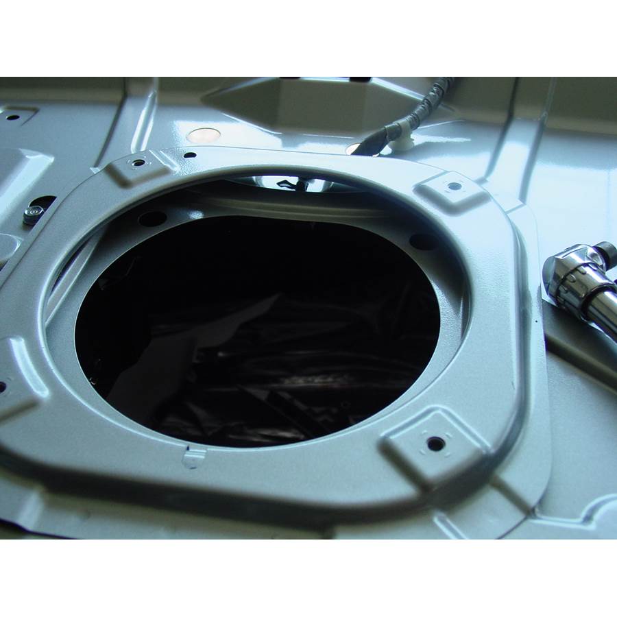 2008 Honda Accord Rear deck center speaker removed