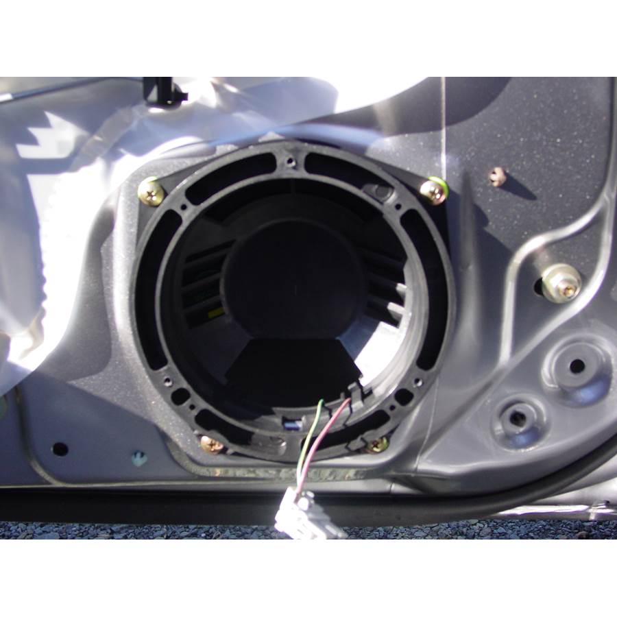 2002 Honda S2000 Front door woofer removed