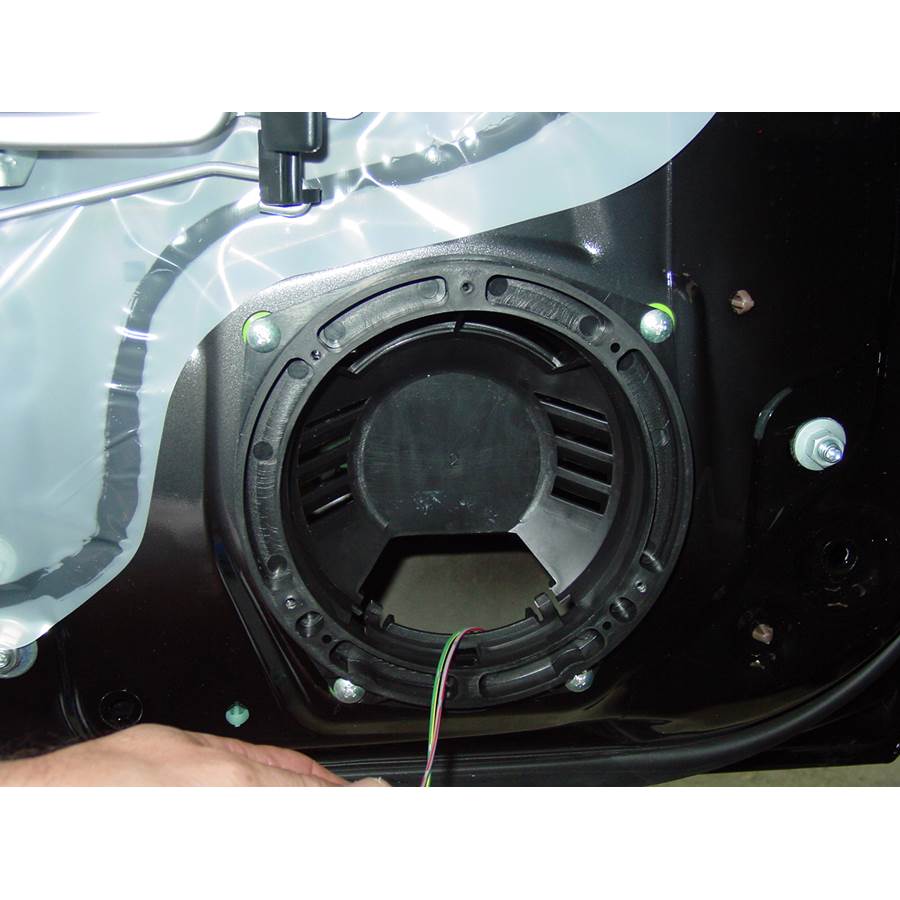 2004 Honda S2000 Front door woofer removed