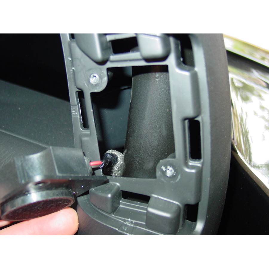 2008 Honda S2000 Rear cab speaker removed