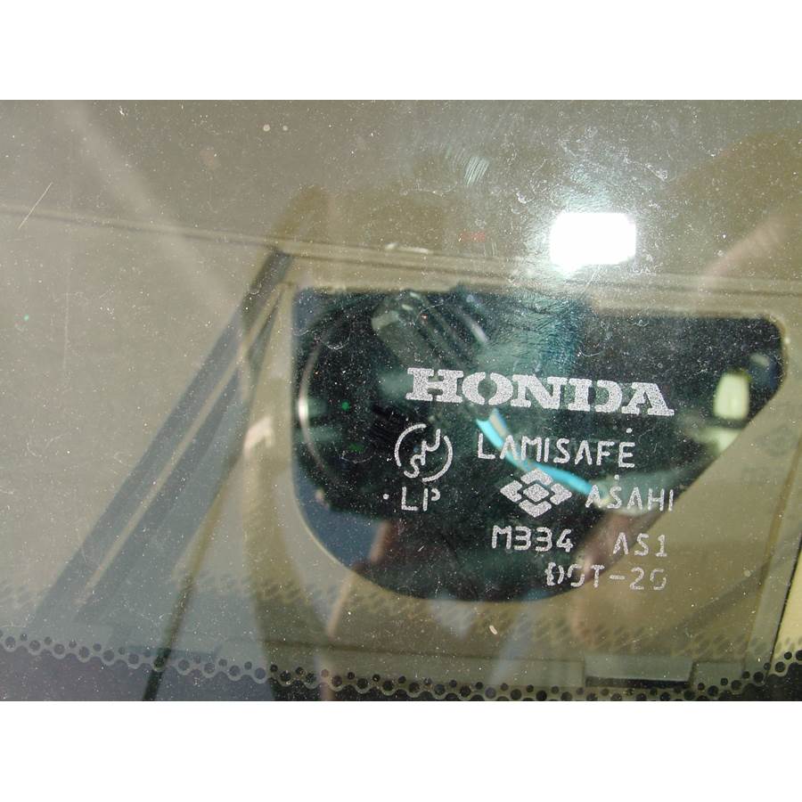 2004 Honda CRV LX Dash speaker removed