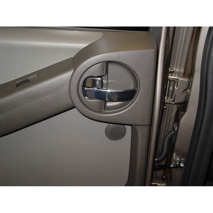 2007 Nissan Xterra Rear door tweeter location