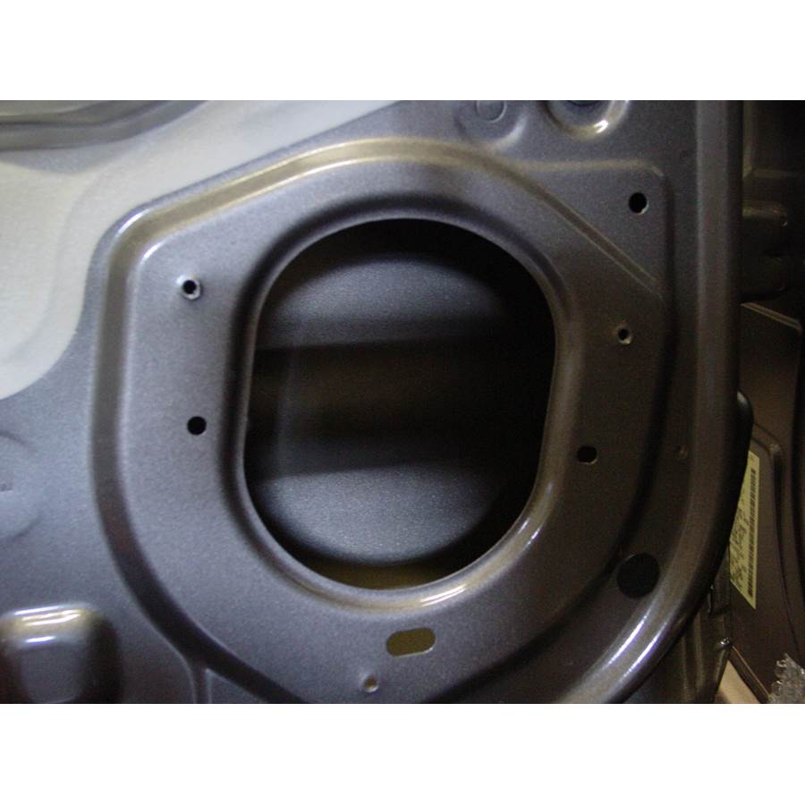 2008 Nissan Xterra Rear door woofer removed