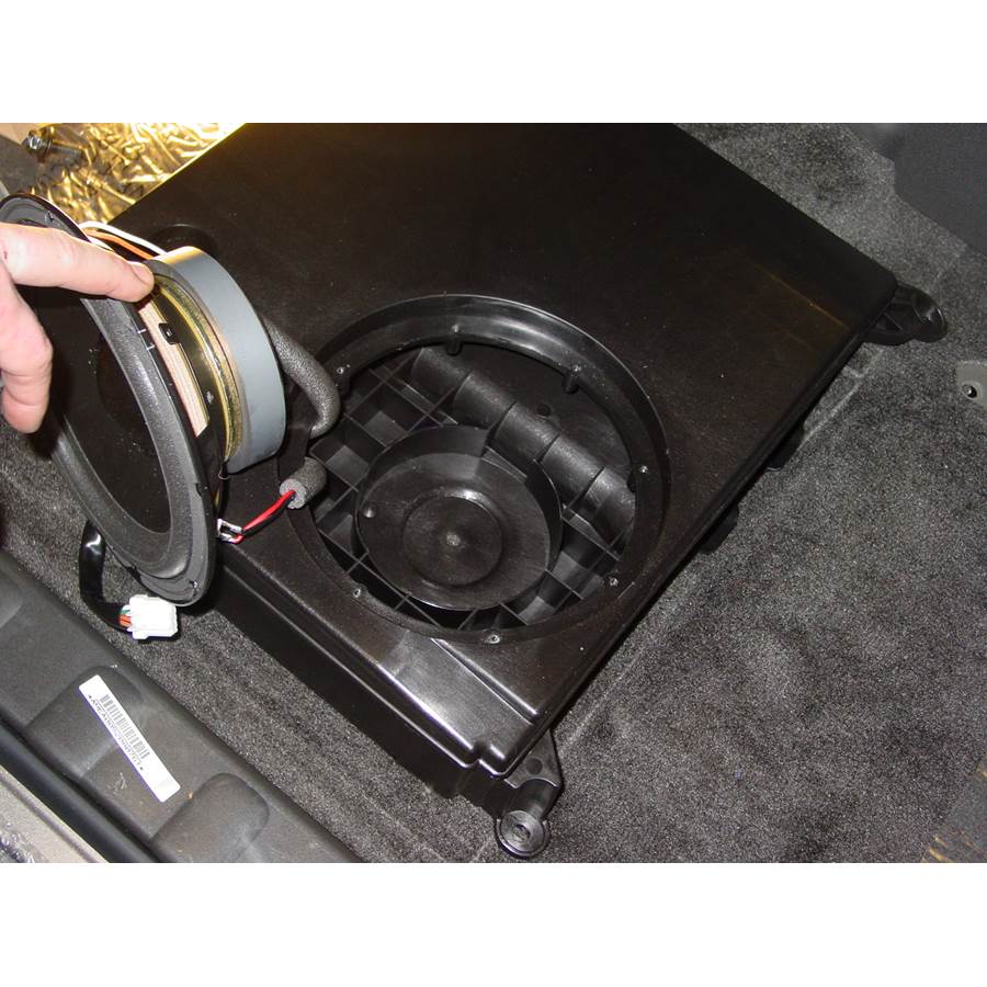 2005 Nissan Xterra Under front seat speaker removed