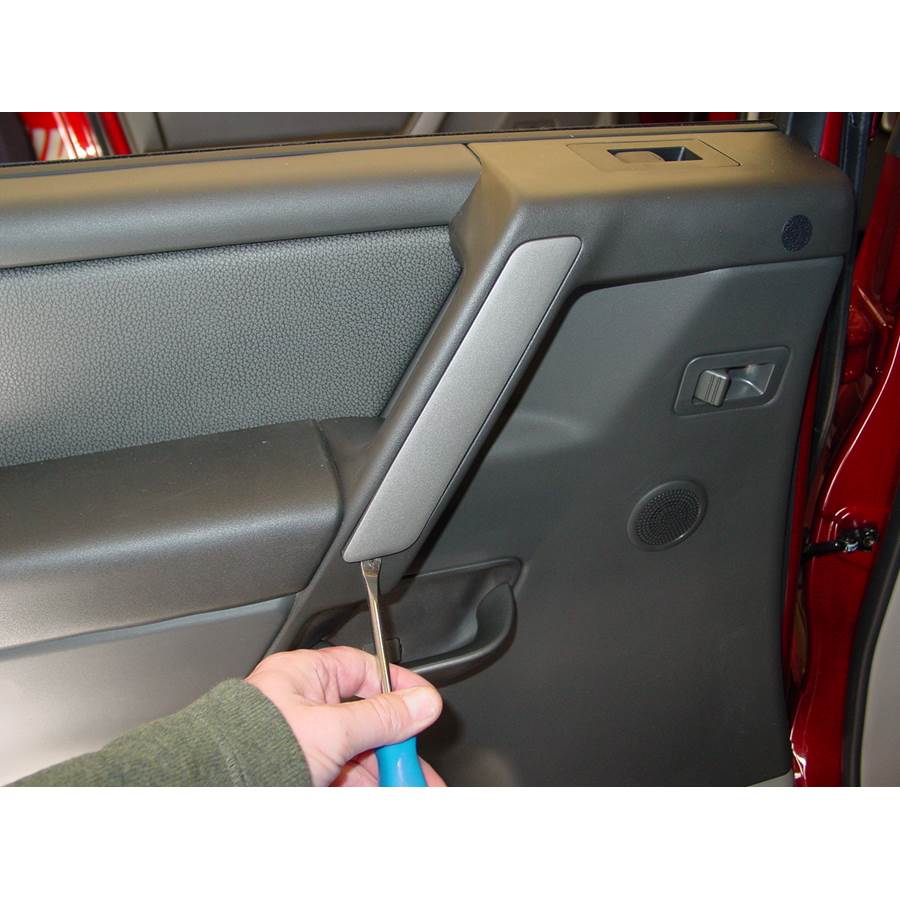 2010 Nissan Titan Rear door tweeter location