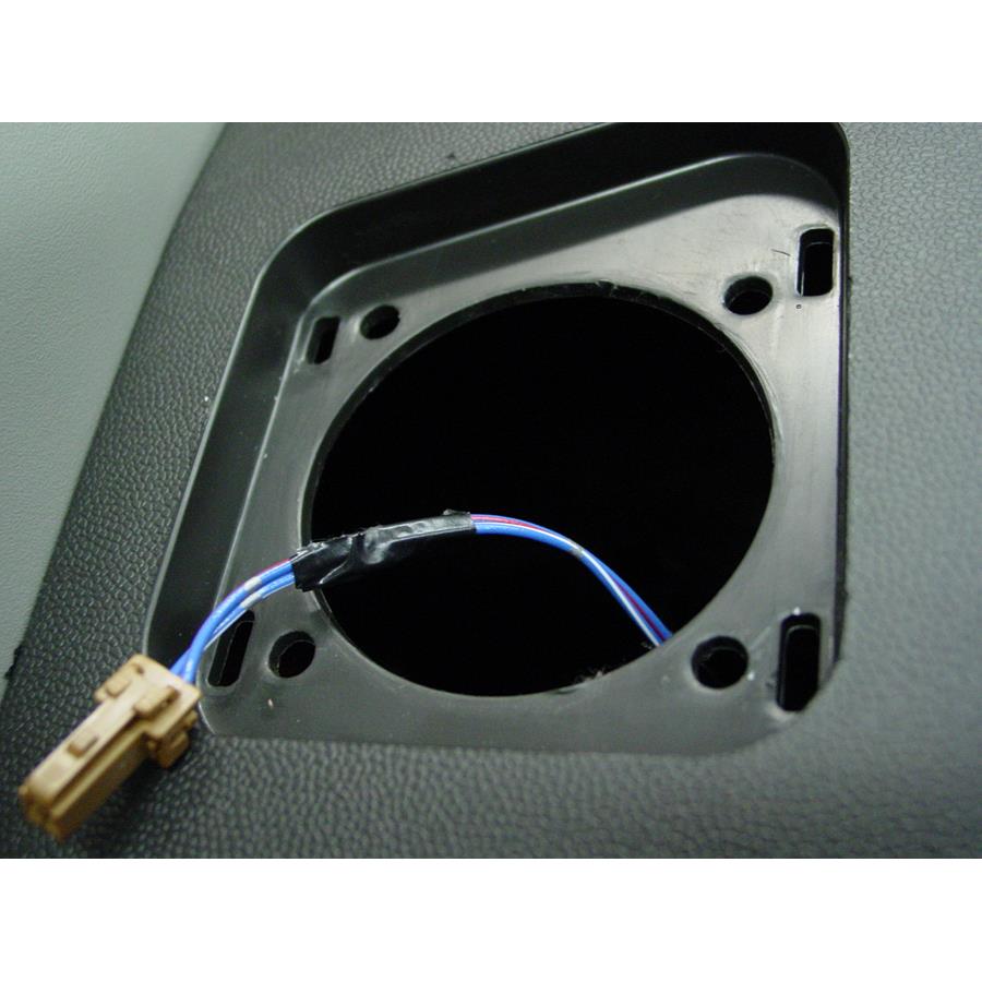 2014 Nissan Titan PRO-4X Dash speaker removed