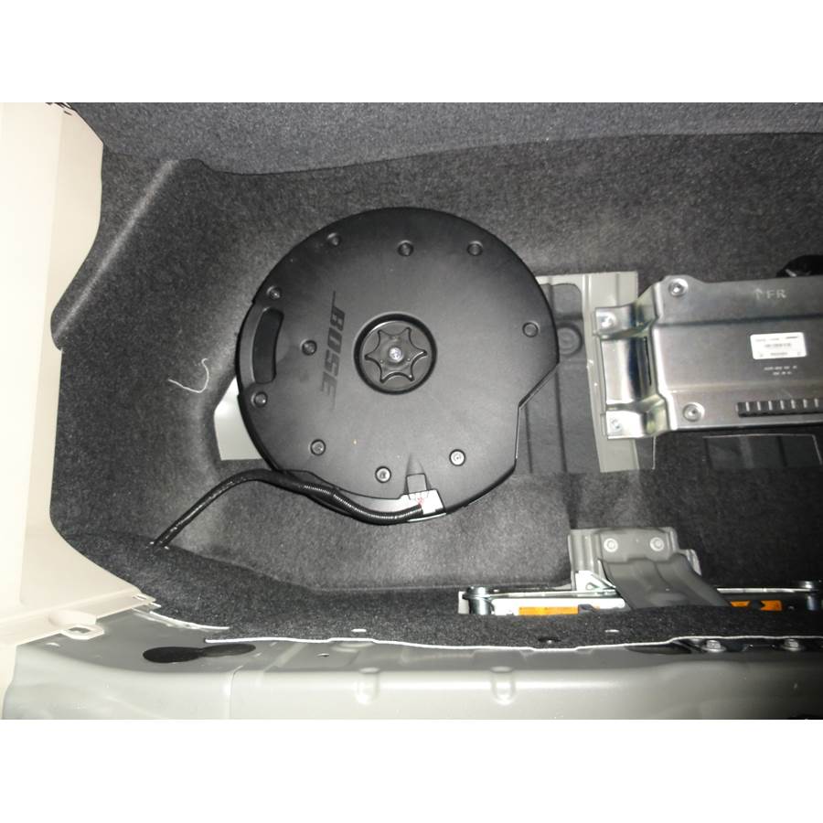 2014 Nissan Quest Under cargo floor speaker location