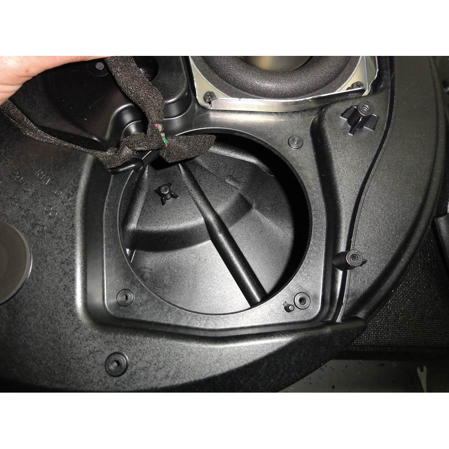 2015 Nissan Quest Under cargo floor speaker removed