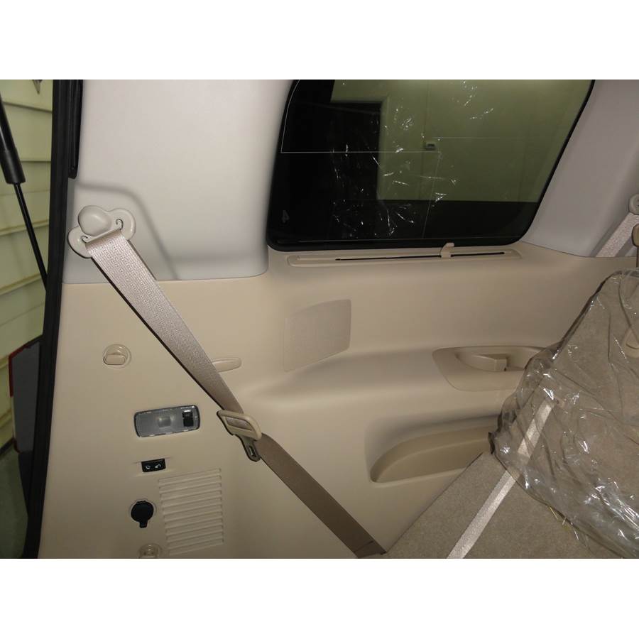 2012 Nissan Quest Far-rear side speaker location