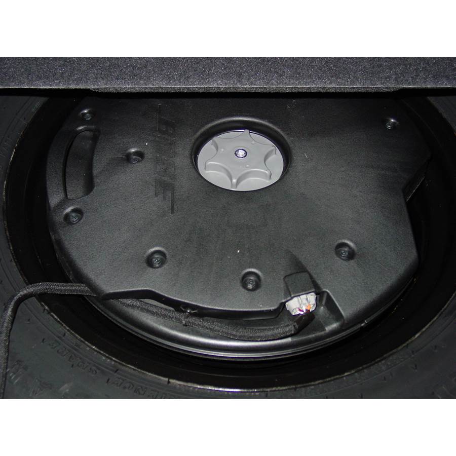 2014 Nissan Murano Under cargo floor speaker location