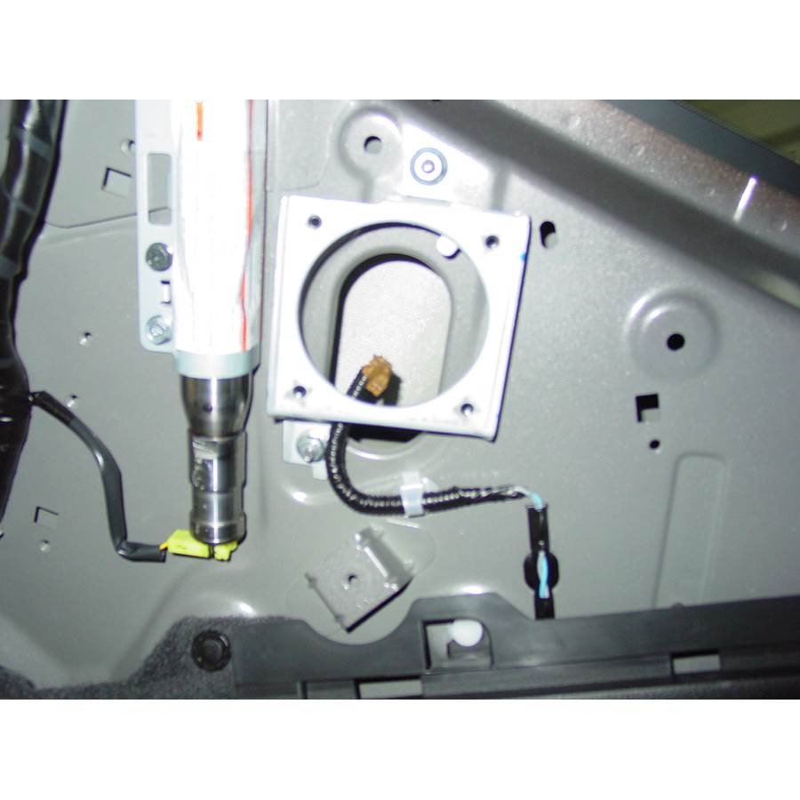 2014 Nissan Murano Rear pillar speaker removed