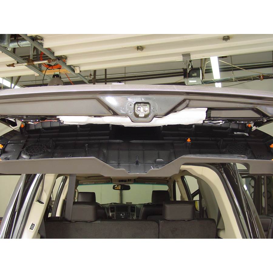 2010 Nissan Armada Tail door speaker location