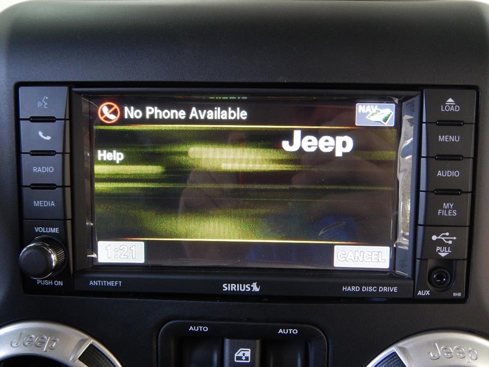 2015 Jeep Wrangler Radio with bluetooth, CD player, sirius XM capability  